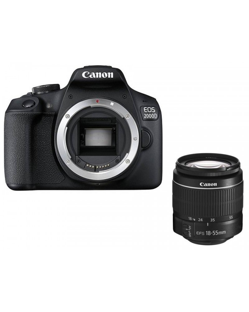 Canon EOS 2000D DSLR Camera with 1855 III lens